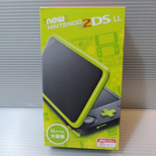 未使用 ニンテンドー 2DS LL ブラック×ライム Nintendo