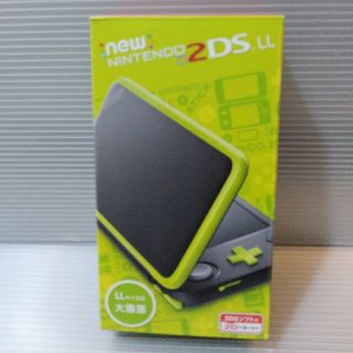 ニンテンドー2DS(ニンテンドー2DS)の未使用 ニンテンドー 2DS LL ブラック×ライム Nintendo(携帯用ゲーム機本体)