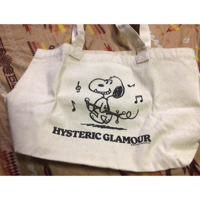 HYSTERIC GLAMOUR(ヒステリックグラマー)のテミナ様専用 ヒステリックグラマーxスヌーピーコラボ　でかトートバッグ メンズのバッグ(トートバッグ)の商品写真