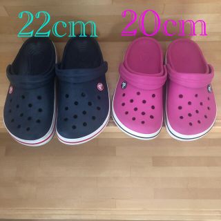 クロックス(crocs)のクロックス　クロックバンド　グロッグ　2足セット(サンダル)