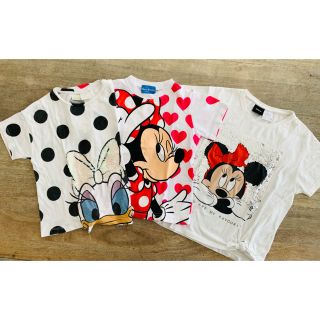 ザラキッズ(ZARA KIDS)の【ZARA kids】【Disney RESORT】ディズニーTシャツ3枚SET(Tシャツ/カットソー)