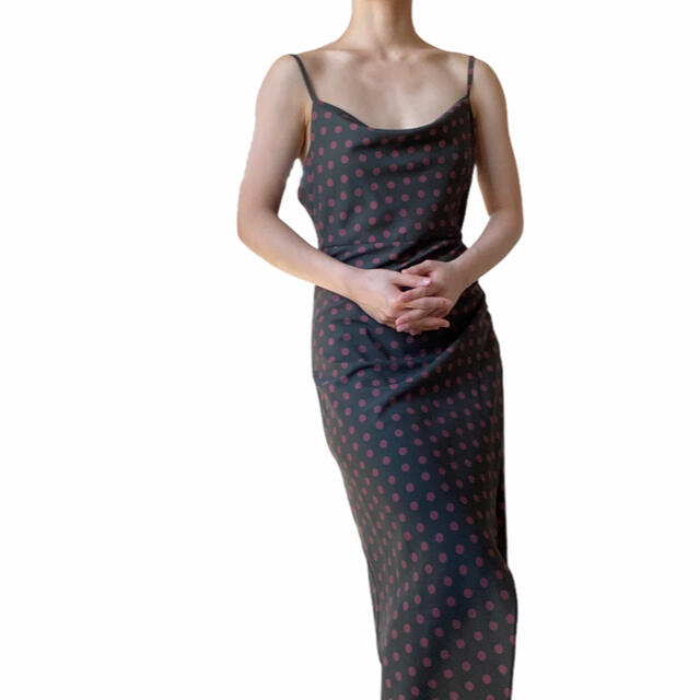 ZARA(ザラ)のzara マーメイド サテン風 ドレス レディースのワンピース(ロングワンピース/マキシワンピース)の商品写真