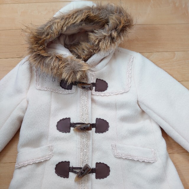 axes femme(アクシーズファム)のaxes femme kids ダッフルコート　120 キッズ/ベビー/マタニティのキッズ服女の子用(90cm~)(コート)の商品写真