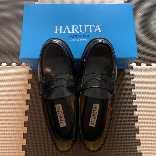 新品未使用！HARUTA ハルタローファー　ブラックローファー　黒　24cm