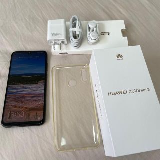 HUAWEI nova lite 3 ブラック 32 GB SIMフリー