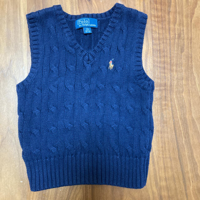 Ralph Lauren(ラルフローレン)のラルフローレン ベスト キッズ/ベビー/マタニティのベビー服(~85cm)(ニット/セーター)の商品写真