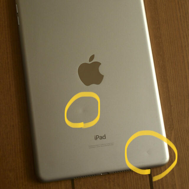 iPad mini 第5世代 Wi-Fi 256GB 液晶傷、凹みあり 2