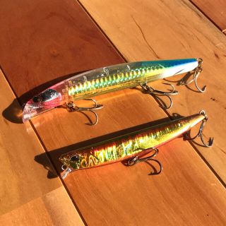 シマノ(SHIMANO)の『熱砂スピンブリーズ140S フラッシュブースト』　DUO『ヴィクト105S』(ルアー用品)