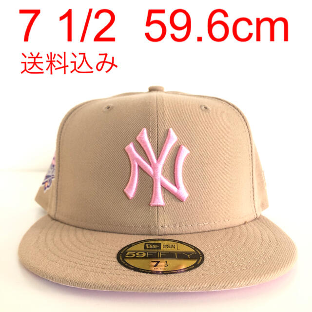 New Era Cap 1/2 ツバ裏ピンク ニューエラ ヤンキース キャップ