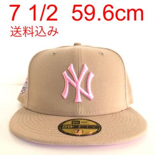 New Era Cap 1/2 ツバ裏ピンク ニューエラ ヤンキース キャップ