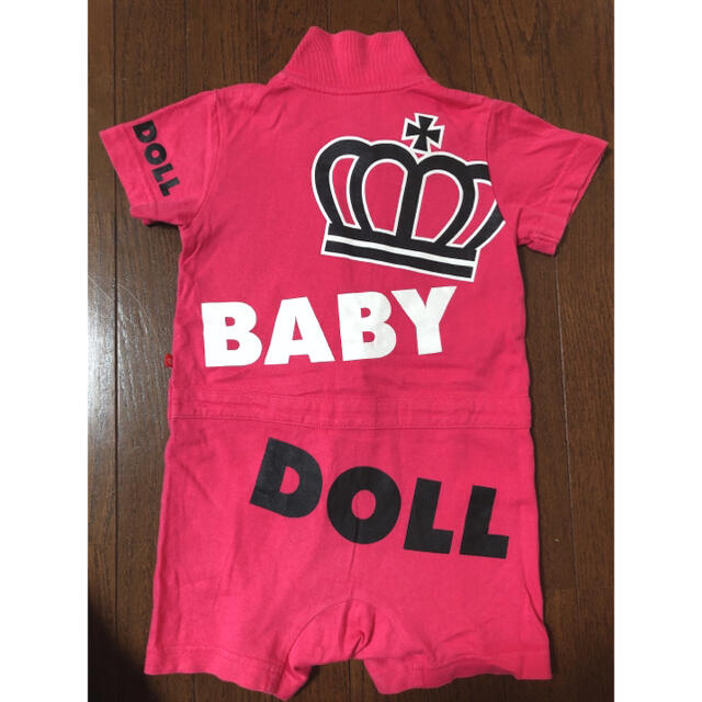 BABYDOLL(ベビードール)のベビードール BABY DOLL 80 ロンパース カバーオール 美品 キッズ/ベビー/マタニティのベビー服(~85cm)(カバーオール)の商品写真
