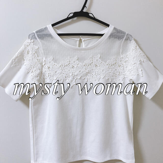 mysty woman(ミスティウーマン)のmysty woman 花柄トップス レディースのトップス(Tシャツ(半袖/袖なし))の商品写真