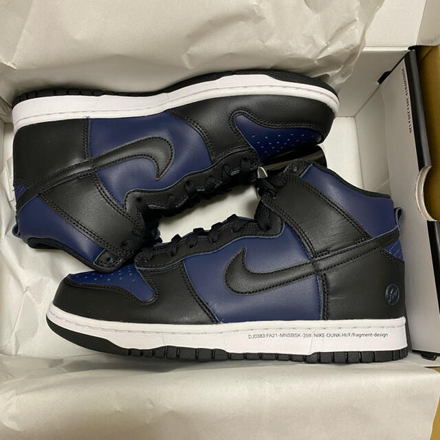 FRAGMENT(フラグメント)のNike Dunk Fragment フラグメント ナイキ ダンク ハイ　26 メンズの靴/シューズ(スニーカー)の商品写真