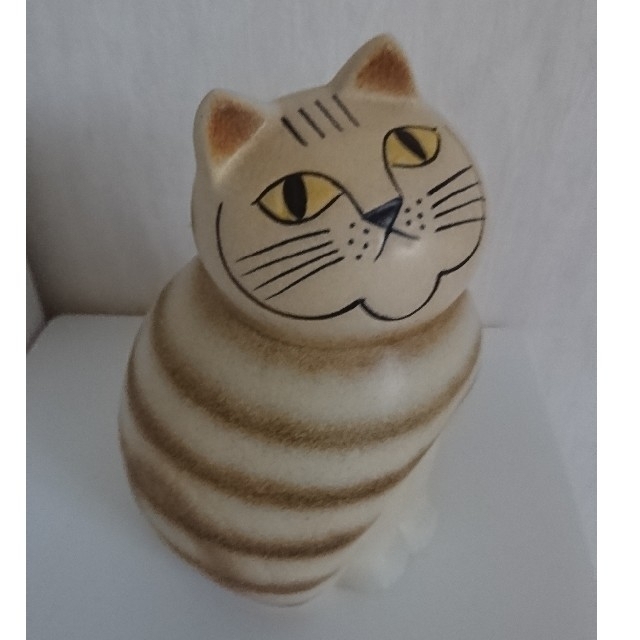 リサ・ラーソン モア ブラウン 猫の置物 陶器 北欧雑貨