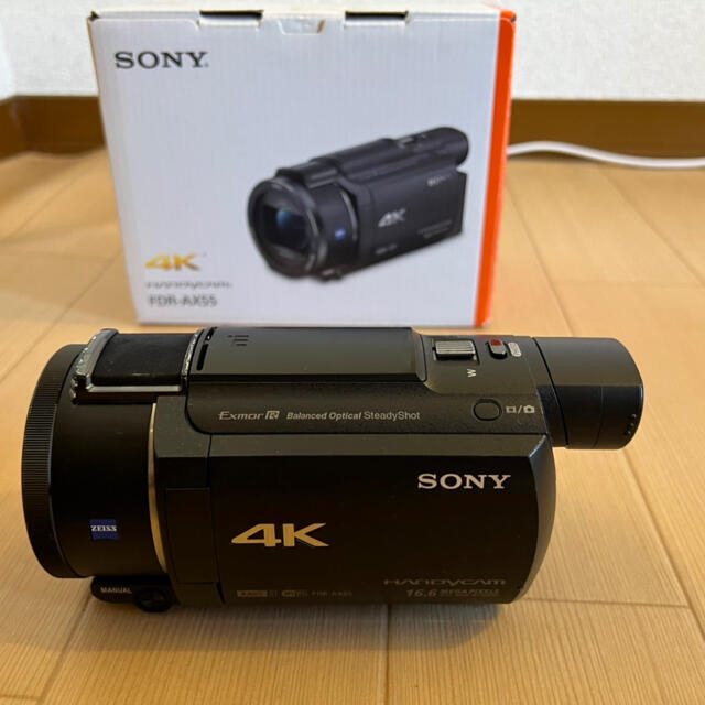 SONY FDR-AX55(B) 2021年1月まで保証あり