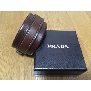 プラダ(PRADA)のPRADA メンズ レザーブレスレット(ブレスレット)