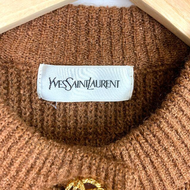 Saint Laurent(サンローラン)のYVES SAINT LAURENT VINTAGE 　モヘア　カーディガン レディースのトップス(カーディガン)の商品写真