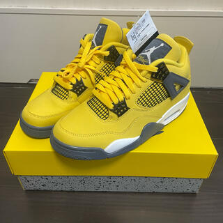 ナイキ(NIKE)のNIKE AIR JORDAN 4 TOUR YELLOW AJ4 26.0(スニーカー)