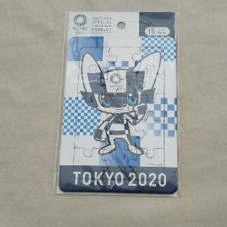 新品！未使用！未開封！東京2020公式ライセンス商品パズル15ピース(キャラクターグッズ)