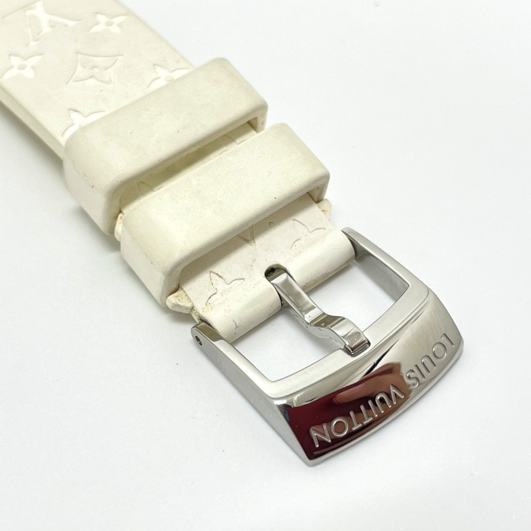 LOUIS VUITTON(ルイヴィトン)のルイヴィトン LOUIS VUITTON タンブール ラブリーカップMM Q132C クロノグラフ クオーツ 腕時計 SS シルバー レディースのファッション小物(腕時計)の商品写真