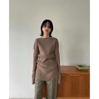 クラネ21年正規品新品紙タグ付★LOSE SHAPE RIB KNIT TOPS(ニット/セーター)