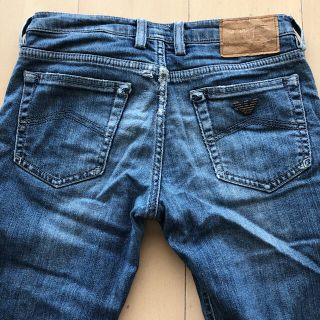 アルマーニ ジュニア(ARMANI JUNIOR)のアルマーニ、ダメージジーンズ　140(デニム/ジーンズ)