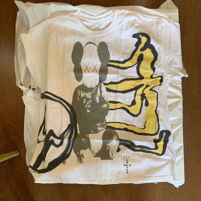 Cactus Jack x Fragment x Kaws Tシャツ(L)