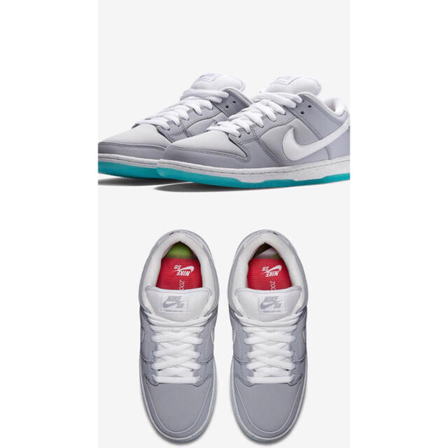 NIKE - ナイキ SBダンク ロー マーティ・マクフライ エアマグの NIKE - ナイキ SBダンク ロー マーティ・マクフライ エアマグの