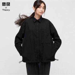 ユニクロ(UNIQLO)の【新品未使用】ユニクロ セオリー ストレッチシャツジャケット UNIQLO(シャツ/ブラウス(長袖/七分))