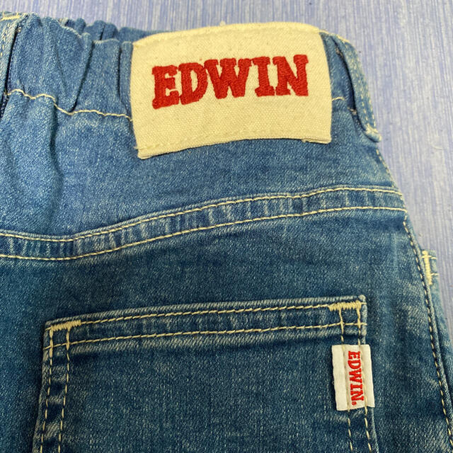 EDWIN(エドウィン)のまいめろ様専用！EDWIN 130cmデニムスカート キッズ/ベビー/マタニティのキッズ服女の子用(90cm~)(スカート)の商品写真