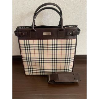 バーバリー(BURBERRY)のバーバリー　トートバッグ　2way  A4 大容量　美品(トートバッグ)