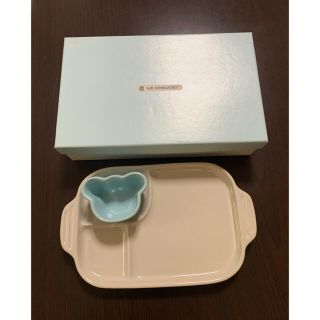 ルクルーゼ(LE CREUSET)のル・クルーゼ　ベビー・マルチプレート&ラムカン(離乳食器セット)