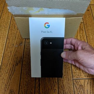 グーグルピクセル(Google Pixel)のGoogle Pixel 3a XL ブラック SIMフリー ほぼ新品︙未使用品(スマートフォン本体)