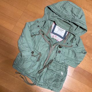 アバクロンビーアンドフィッチ(Abercrombie&Fitch)のアバクロ　ミリタリージャケット　キッズ(ジャケット/上着)