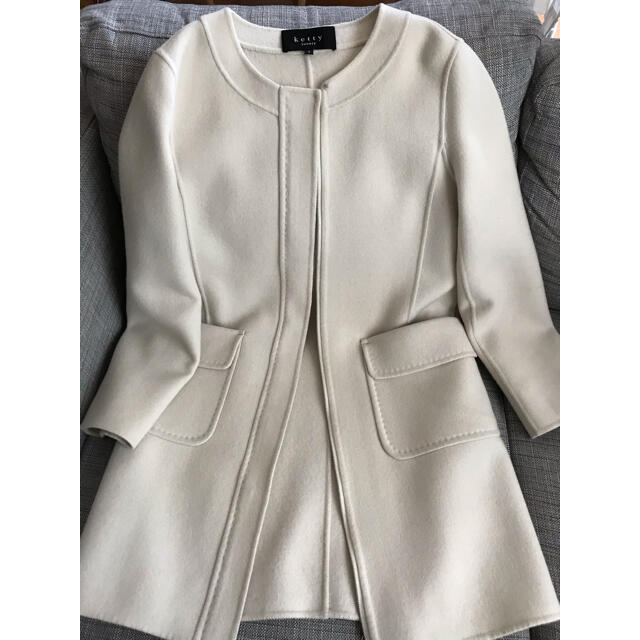 ketty - ketty(luxury)♡オフホワイトの上品な一枚仕立てコート(サイズ