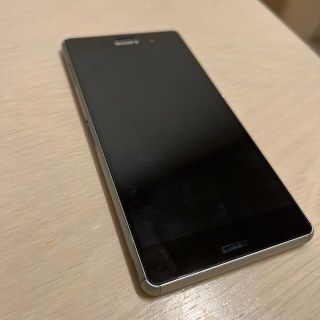 エクスペリア(Xperia)のソニー　Xperia Z3 ソフトバンクSO401 グリーン　ジャンク(スマートフォン本体)