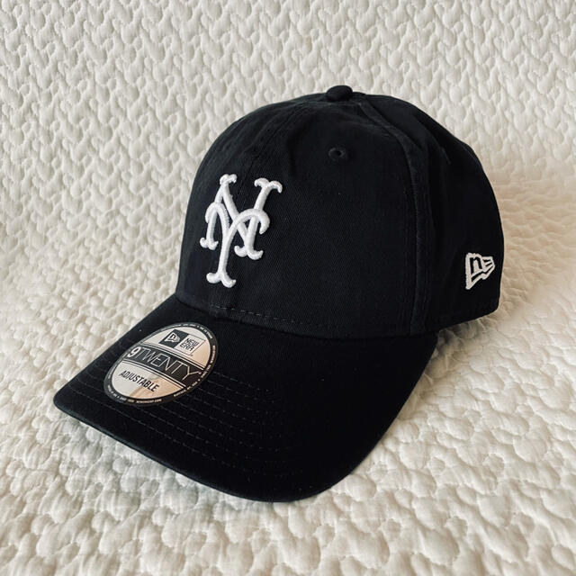 NEW ERA(ニューエラー)の【新品❣️】ニューエラ ニューヨークメッツ 9TWENTY 黒 ユニセックス  メンズの帽子(キャップ)の商品写真