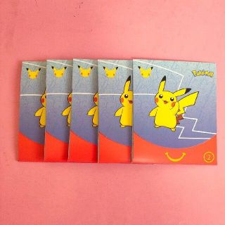 ポケモン(ポケモン)の未開封5パック マクドナルド ポケモンカード 25周年 新品未開封(Box/デッキ/パック)