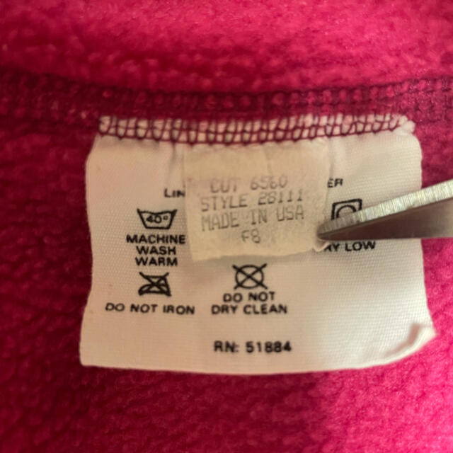 patagonia(パタゴニア)の80’s パタゴニア　シェルドシンチラ　グリーン×ピンク　美品 メンズのジャケット/アウター(ナイロンジャケット)の商品写真