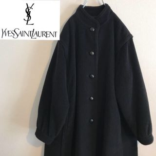 イヴサンローランボーテ(Yves Saint Laurent Beaute)のYves Saint Laurent スタンドカラーロングコート ウールコート(ロングコート)