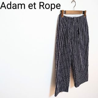 アダムエロぺ(Adam et Rope')のAdam et Rope ワイドストライプパンツ(カジュアルパンツ)