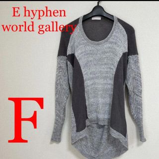 イーハイフンワールドギャラリー(E hyphen world gallery)のE hyphen world gallery♡イーハイフン♡ざっくりサマーニット(カットソー(長袖/七分))