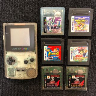 ゲームボーイ(ゲームボーイ)のゲームボーイカラー　ソフトセット(携帯用ゲーム機本体)