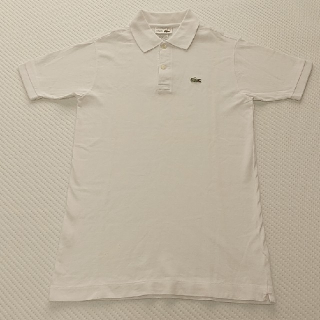 【未使用】CHEMISE LACOSTE ラコステ 白 フランス製 メンズ3 1