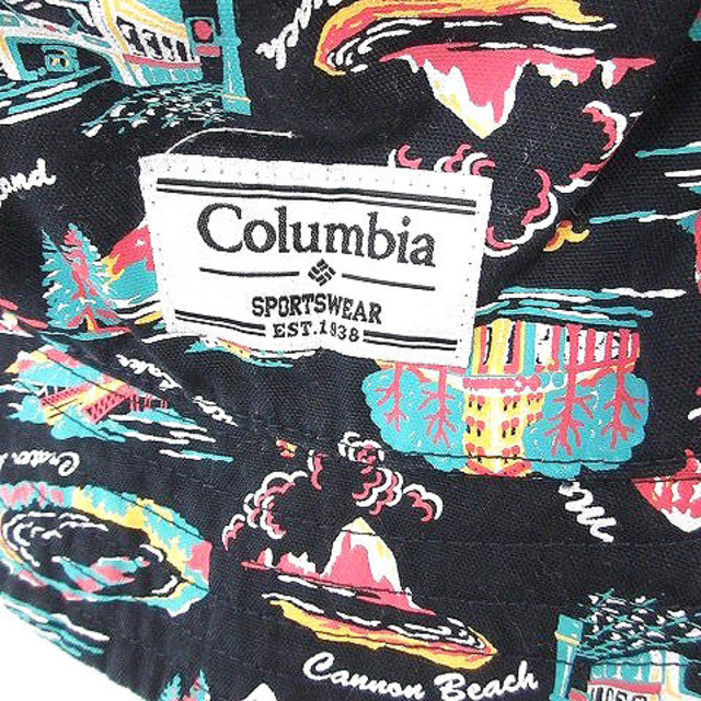 Columbia(コロンビア)のコロンビア 帽子 ハット ブーニー ロゴ 総柄 黒 メンズの帽子(その他)の商品写真