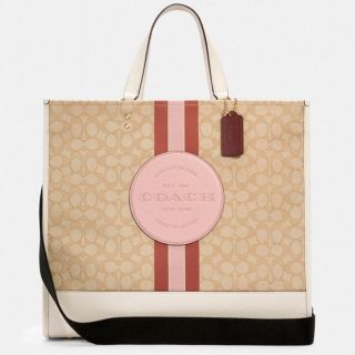 コーチ(COACH)の【完売品】COACH デンプシー トート 40 シグネチャー ジャカード(トートバッグ)