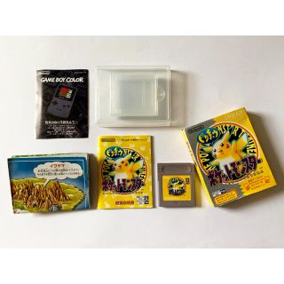 ゲームボーイ(ゲームボーイ)のゲームボーイ ポケモン ピカチュウ 黄　GameBoy GB Pokemon(携帯用ゲームソフト)