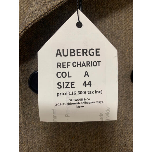 COMOLI(コモリ)のauberge 21aw chariot 44 sable beige 新品 メンズのジャケット/アウター(チェスターコート)の商品写真