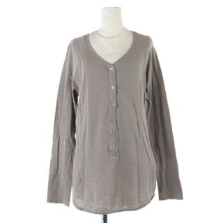 ドゥーズィエムクラス(DEUXIEME CLASSE)のドゥーズィエムクラス Henly テンジク T カットソー Tシャツ 茶色(カットソー(長袖/七分))