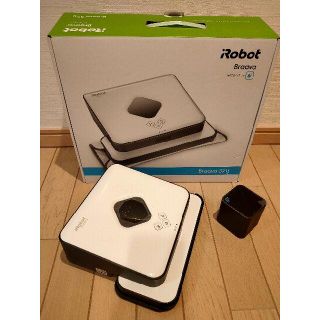 アイロボット(iRobot)のiRobot ブラーバ　水拭き　371j キューブ付　完動美品(掃除機)